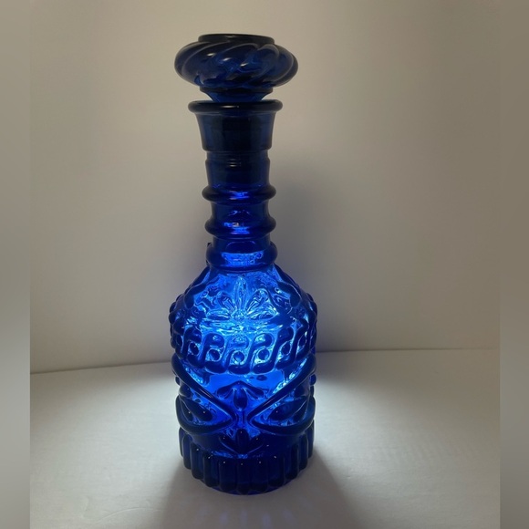 Vintage Cobalt Blue Decanter - Picture 1 of 7